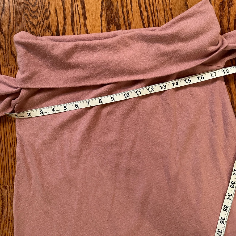 Piko 1988 Off the Shoulder Sweater Mauve - Picture 4 of 6
